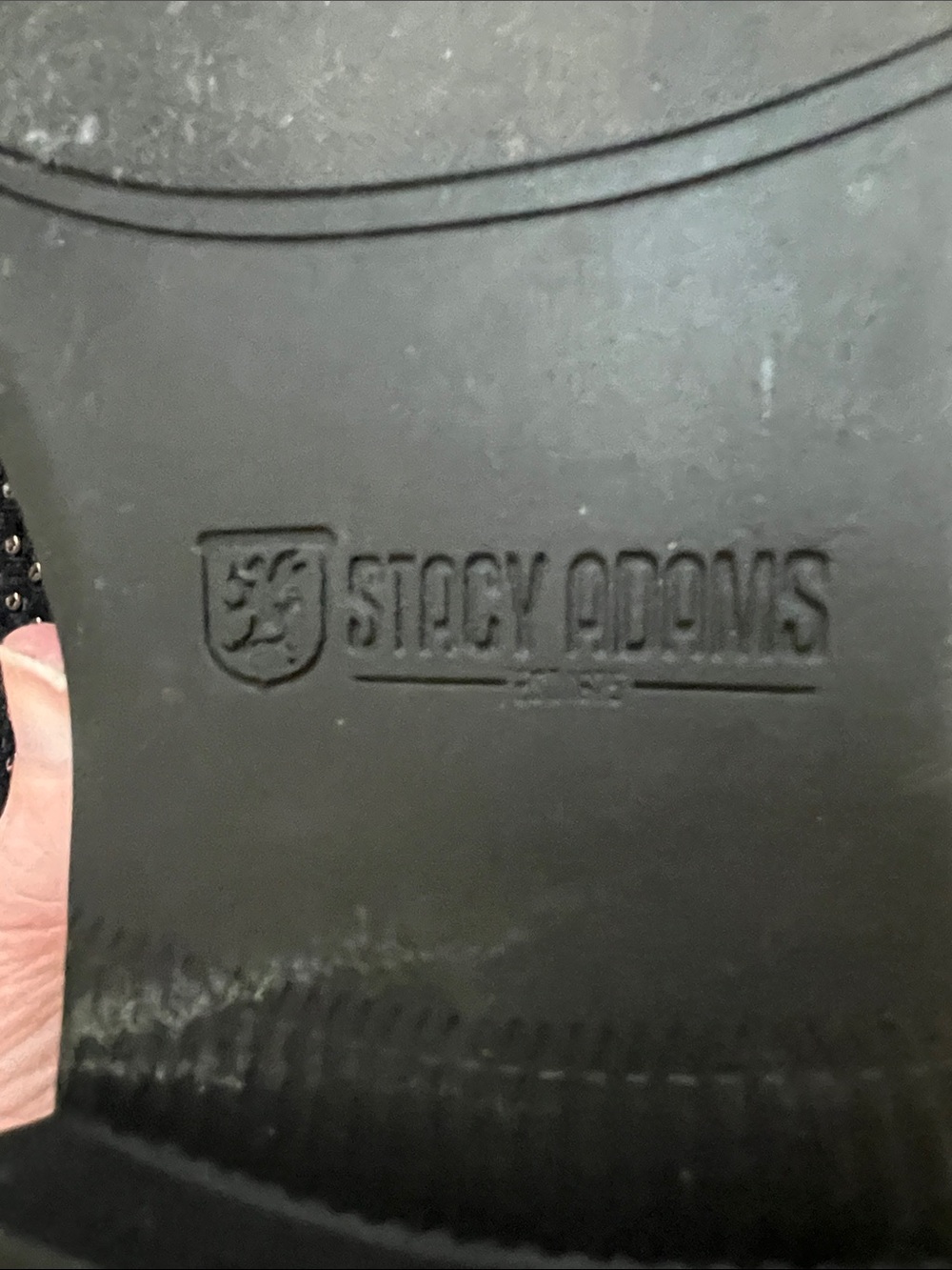 Stacy Adams Black Velvet Studded Slip-On Loafers - Picture 3 of 11